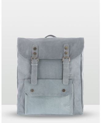 Cobb & Co - Wentworth Soft Leather Backpack - Backpacks (Mist) Wentworth Soft Leather Backpack