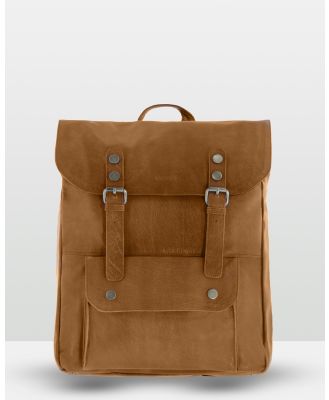 Cobb & Co - Wentworth Soft Leather Backpack - Backpacks (Tan) Wentworth Soft Leather Backpack