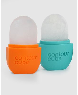Contour Cube - Ice Facial Bestie Bundle - Tools (Orange & Blue) Ice Facial Bestie Bundle