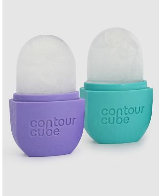 Contour Cube - Ice Facial Bestie Bundle - Tools (Violet & Mint) Ice Facial Bestie Bundle