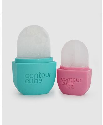 Contour Cube - Mint Contour Cube® + Pink Mini - Tools (Blue and Pink) Mint Contour Cube® + Pink Mini