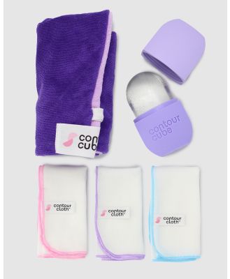 Contour Cube - Violet Ice Facial Starter Pack - Tools (Purple) Violet Ice Facial Starter Pack