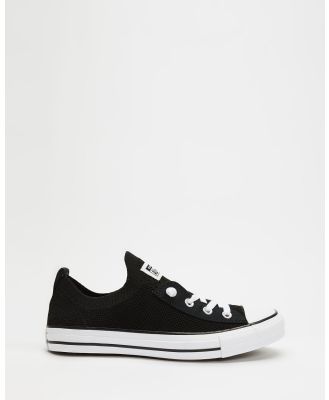 Converse - Chuck Taylor All Star Shoreline Knit Slip Low Top Sneakers - Sneakers (Black & White) Chuck Taylor All Star Shoreline Knit Slip Low Top Sneakers