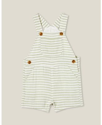 Cotton On Baby - Eddy Shortall   Babies - Sleeveless (Gumnut & Vanilla Rio Stripe) Eddy Shortall - Babies