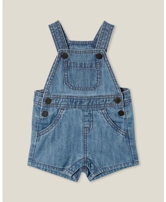 Cotton On Baby - Eddy Shortalls   ICONIC EXCLUSIVE   Babies - Sleeveless (Airlie Light Blue Wash) Eddy Shortalls - ICONIC EXCLUSIVE - Babies
