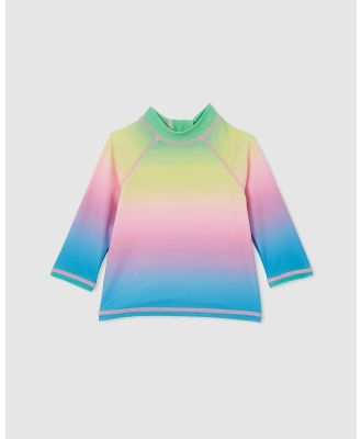 Cotton On Baby - Freddie Rash Vest   Babies - Swimwear (Neon Rainbow Ombre) Freddie Rash Vest - Babies