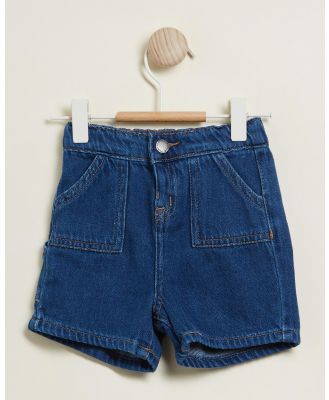 Cotton On Baby - Kai Carpenter Shorts   Babies - Denim (Sorrento Dark Blue A) Kai Carpenter Shorts - Babies