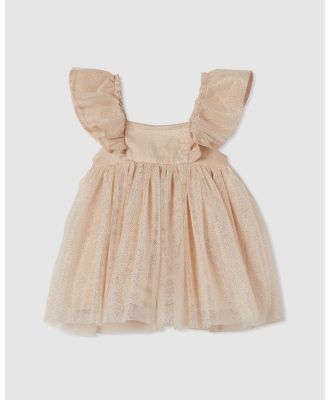 Cotton On Baby - Ruby Tulle Dress   Babies - Dresses (Champagne) Ruby Tulle Dress - Babies