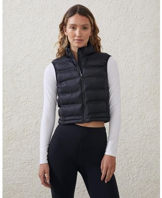 Cotton On Body - Bonded Lightweight Packable Running Vest - Coats & Jackets (Black) Bonded Lightweight Packable Running Vest