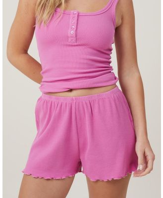 Cotton On Body - Rib Bed Shorts - Sleepwear (Cupids Kiss) Rib Bed Shorts