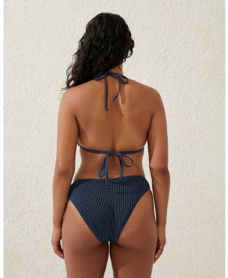 Cotton On Body - Slider Triangle Bikini Top - Bikini Tops (NAVY) Slider Triangle Bikini Top
