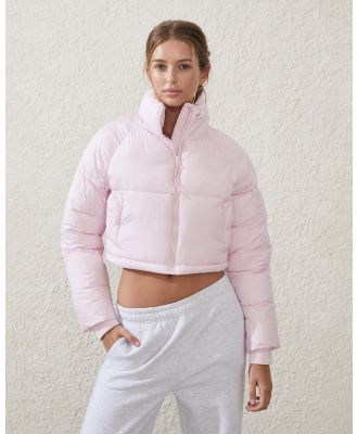 Cotton On Body - The Mother Puffer Cropped Jacket Pink - Coats & Jackets (PINK) The Mother Puffer Cropped Jacket Pink