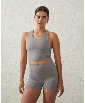 Cotton On Body - Ultra Luxe Active Tank Grey - Sports Tops & Bras (GREY) Ultra Luxe Active Tank Grey