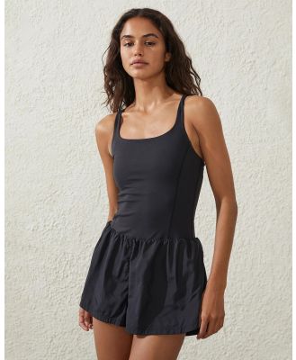 Cotton On Body - Ultra Soft Woven Shortsie - Dresses (Black) Ultra Soft Woven Shortsie