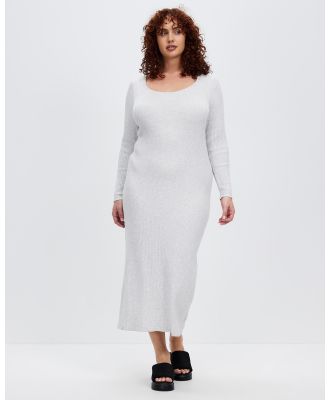 Cotton On Curve - Curve Knit Maxi Dress - Dresses (Grey Marle) Curve Knit Maxi Dress