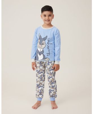 Cotton On Kids - Ace Long Sleeve Pyjama Set Licensed Blue - Sleepwear (BLUE) Ace Long Sleeve Pyjama Set Licensed Blue