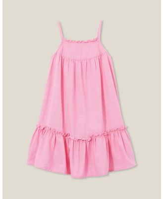 Cotton On Kids - Alice Sleeveless Dress   Kids Teens - Dresses (Pink Gerbera) Alice Sleeveless Dress - Kids-Teens