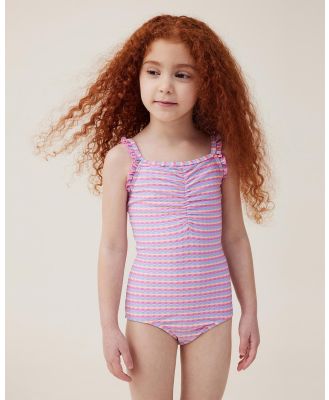 Cotton On Kids - Arabella One Piece   Babies Teens - One-Piece / Swimsuit (Multi Stripe) Arabella One Piece - Babies-Teens