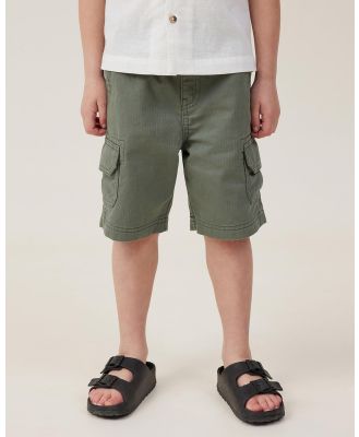 Cotton On Kids - Cargo Shorts   Kids Teens - Shorts (Swag Green) Cargo Shorts - Kids-Teens