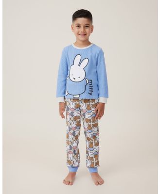 Cotton On Kids - Finley Long Sleeve Pyjama Set License Blue - Sleepwear (BLUE) Finley Long Sleeve Pyjama Set License Blue