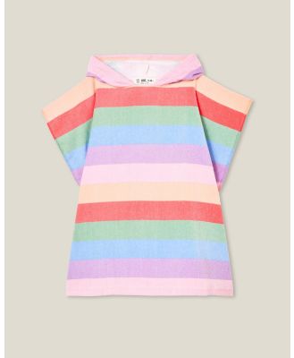 Cotton On Kids - Hooded Towel   ICONIC EXCLUSIVE   Kids Teens - Towels (Lavender Dreams & Multi Stripe) Hooded Towel - ICONIC EXCLUSIVE - Kids-Teens