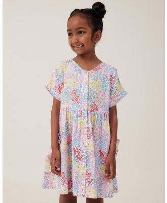Cotton On Kids - Isabel SS Dress   Kids Teens - Printed Dresses (Vanilla & Floral Fields) Isabel SS Dress - Kids-Teens