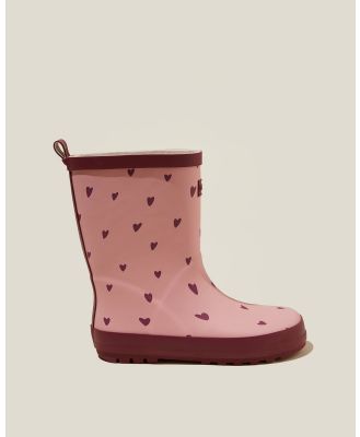 Cotton On Kids - Kids Rainboot Pink - Boots (PINK) Kids Rainboot Pink