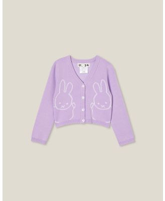 Cotton On Kids - License Mindy Cardi Purple - Coats & Jackets (PURPLE) License Mindy Cardi Purple