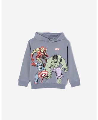 Cotton On Kids - Marvel Avengers License Emerson Hoodie - Hoodies (MID BLUE) Marvel Avengers License Emerson Hoodie