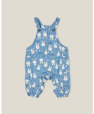 Cotton On Kids - Max Overall Lcn Blue - Pants (BLUE) Max Overall Lcn Blue