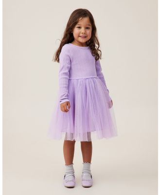 Cotton On Kids - Nova Long Sleeve Dress Up Dress - Dresses (PURPLE) Nova Long Sleeve Dress Up Dress