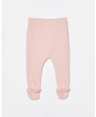 Cotton On Kids - Organic Pointelle Footed Legging - Pants (ZEPHYR) Organic Pointelle Footed Legging