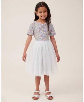 Cotton On Kids - Sophia Dress Up Dress   Kids - Dresses (Vanilla & Middleton Floral) Sophia Dress Up Dress - Kids