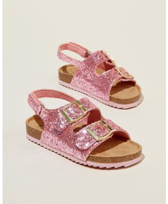 Cotton On Kids - Theo Sandal - Flats (PINK CHUNKY GLITTER) Theo Sandal