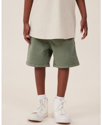 Cotton On Kids - Will Chino Shorts   Kids Teens - Chino Shorts (Green) Will Chino Shorts - Kids-Teens