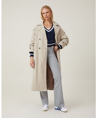 Cotton On - Lottie Trench Coat - Trench Coats (BEIGE) Lottie Trench Coat