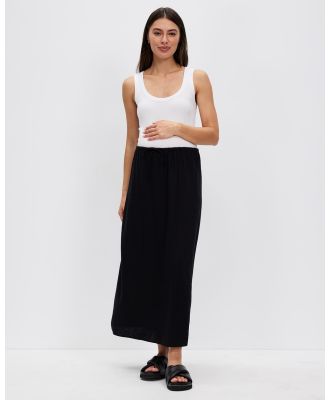 Cotton On Maternity - Maternity Friendly Haven Maxi Slip Skirt - Skirts (Black) Maternity Friendly Haven Maxi Slip Skirt