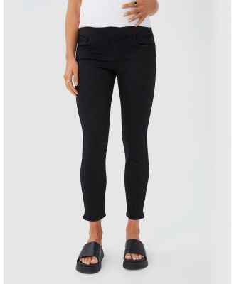 Cotton On Maternity - Maternity Super Stretch Under Belly Jeans   ICONIC EXCLUSIVE - Jeans (Black) Maternity Super Stretch Under Belly Jeans - ICONIC EXCLUSIVE