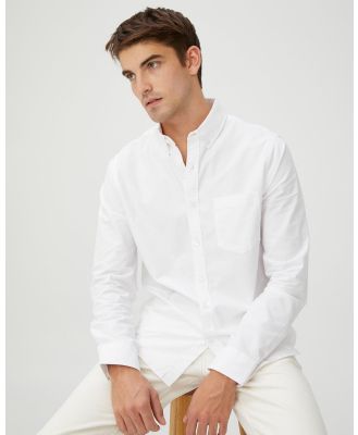 Cotton On - Mayfair Long Sleeve Shirt - Casual shirts (White) Mayfair Long Sleeve Shirt