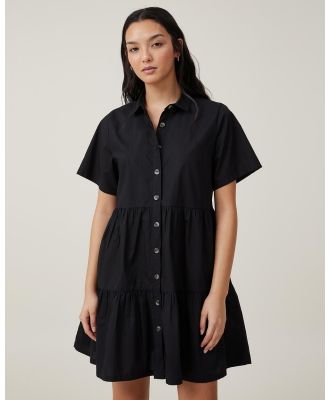 Cotton On - Noah Mini Shirt Dress - Dresses (Black) Noah Mini Shirt Dress