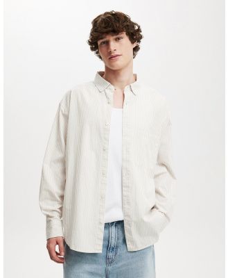 Cotton On - Oversized Long Sleeve Shirt - Casual shirts (WHITE) Oversized Long Sleeve Shirt