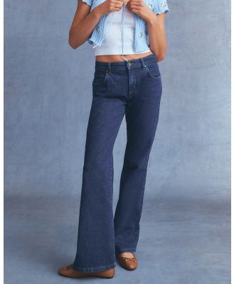 Cotton On Petite - Stretch Bootleg Jeans - Flares (Misty Blue) Stretch Bootleg Jeans