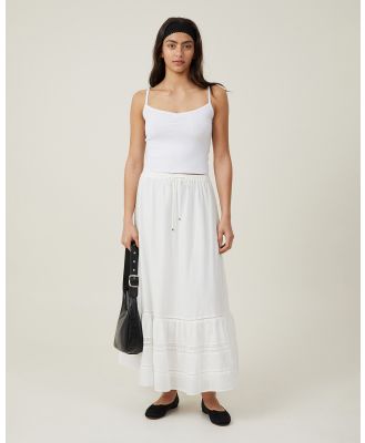 Cotton On - Rylee Lace Maxi Skirt - Skirts (WHITE) Rylee Lace Maxi Skirt