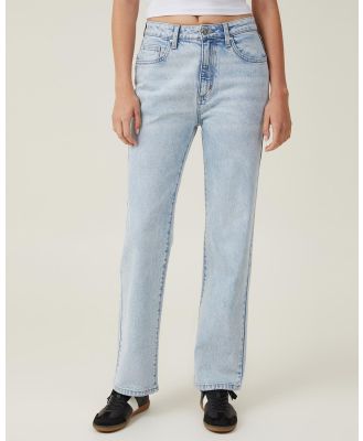 Cotton On - Slim Straight Jeans - Slim (Palm Blue) Slim Straight Jeans