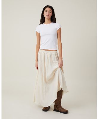 Cotton On - Sofia Maxi Skirt - Skirts (WHITE) Sofia Maxi Skirt