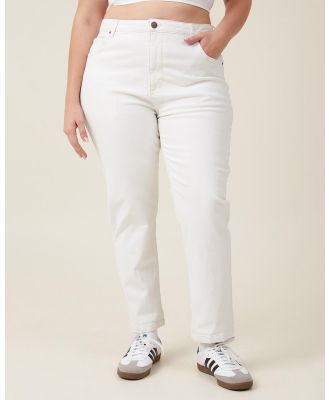 Cotton On - Stretch Mom Jeans - Mom Jeans (Whitehaven) Stretch Mom Jeans