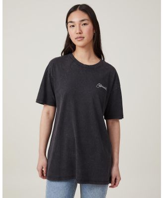Cotton On - The Oversized Graphic License Tee - Short Sleeve T-Shirts (Lcn Eas Blondie Polaroid/ Black) The Oversized Graphic License Tee