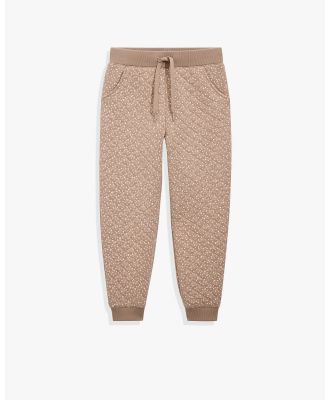 Country Road - Australian Cotton Blend Quilted Sweat Pant - Pants (Neutrals) Australian Cotton Blend Quilted Sweat Pant