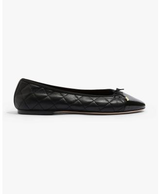 Country Road - Claudia Quilted Ballet - Ballet Flats (Black) Claudia Quilted Ballet