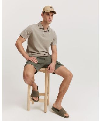 Country Road - Garment Dyed Organically Grown Cotton Polo - Shirts & Polos (Neutrals) Garment Dyed Organically Grown Cotton Polo